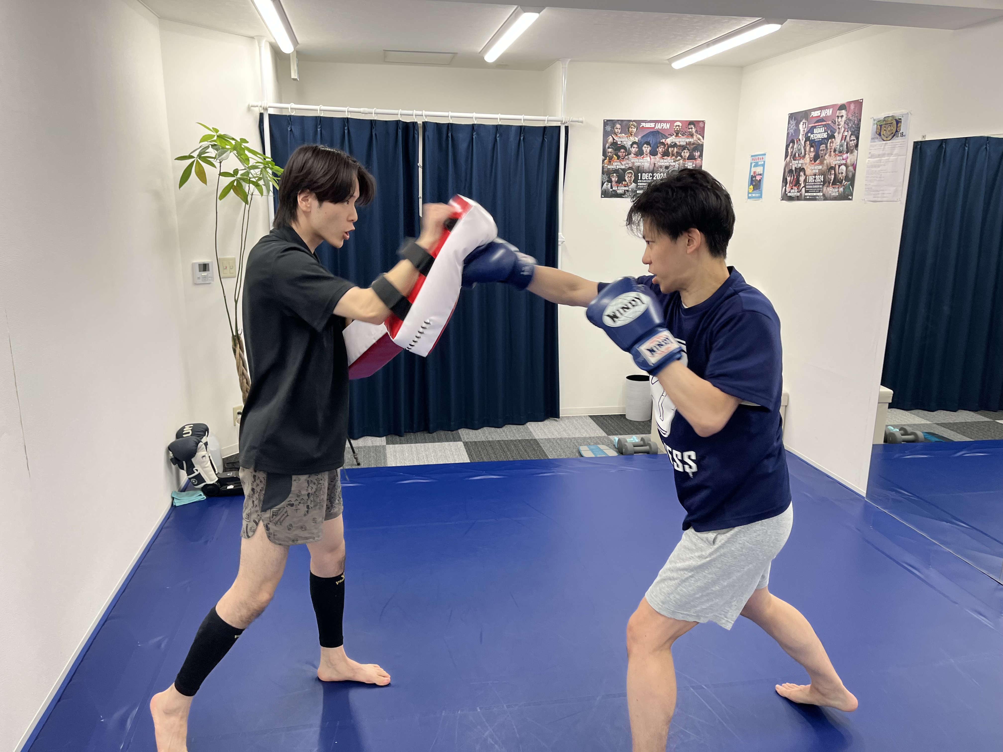 ミット打ち